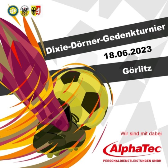Sponsoring des Dixie-Dörner-Gedenkturnier am 18. Juni 2023 in Görlitz