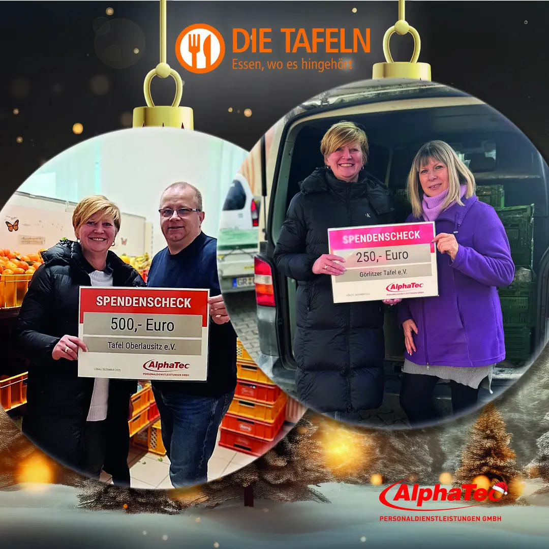 AlphaTec unterstützt Tafeln in Oberlausitz und Görlitz