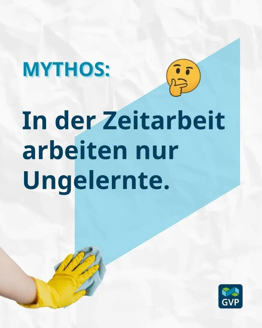 Mythos: „In der Zeitarbeit arbeiten nur Ungelernte.“